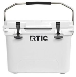 BRAND NEW RTIC 20 COOLER as compared to Yeti White & Tan Available PREORDER NOW!