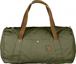 FJALLRAVEN Classic Duffel Bag No 4. durable,waxed fabric with straps GREEN 620