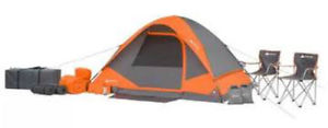 Ozark Trail 22 piece Camping Combo Set, Tent sleeps 4, 4 person tent w/access.