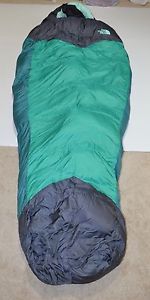New Women's North Face Green Kazoo Sleeping Bag PARASAILING/ASPHALT GREY $349