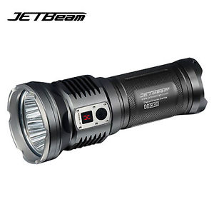 Jetbeam DDR30 Rechageable  3300 Lumens Flashlight-3x CREE XM-L U2 LED