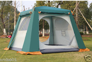 Family Camping Automatic Outdoor Double Layer Waterproof 4-6 Person Tent #ZP025