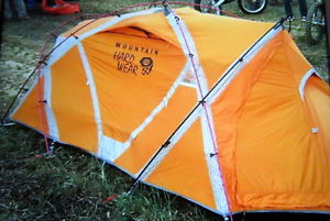 Mountain Hardwear EV3 3 Person 4 Season Tent-GENTLY USED-Includes Footprint