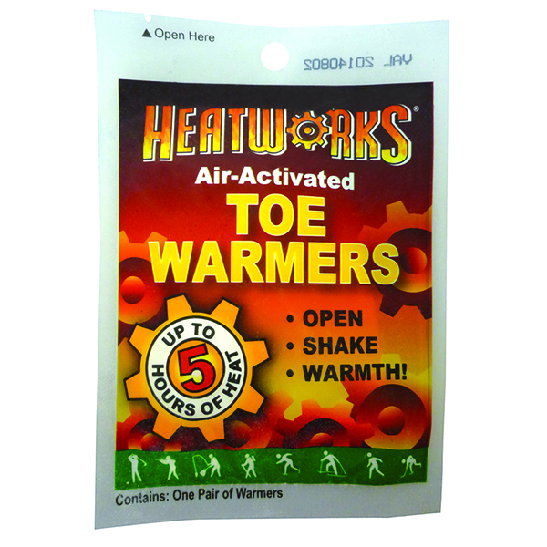 1 CASE - Heatworks Adhesive Toe Warmers 288 Pair/Case - 6 Cases/Carton