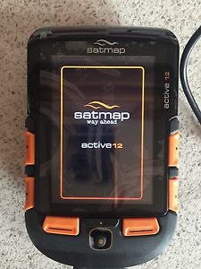 Satmap Active 12 Plus and Full GB Map Bundle Ultimate Sports GPS - Black Orange