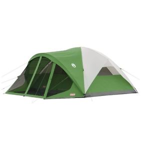 Screened Camping Tent 8 Person Green FREE SHIPPING NEW