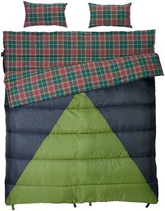 Double Wide Sleeping Bag SlumberJack Synthetic 30/40 Degree