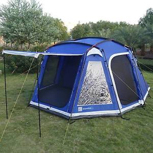 skandika Copenhagen 6 Person/Man Family Dome Tent Sewn-in Groundsheet Blue New