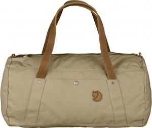 FJALLRAVEN Classic Duffel Bag No 4. durable,waxed fabric with straps SAND 220