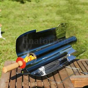 Portable Solar Oven Fuel Free Outdoor Cooker Stove BBQ Cooking Camping Heating