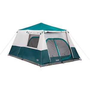 COLEMAN 10 MAN PERSON INSTANT POP UP 14x10 CABIN TENT Festivals Family Camping