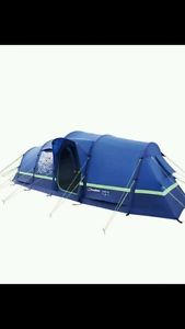 BERGHAUS Air 6 Tent inc carpet, air bed, sleeping bag, burner, power unit & more