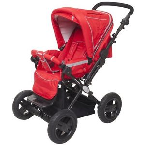 Britton Baby, Passeggino per bambini, età: 0+, Rosso (rot)
