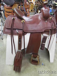 New Teskeys Ranch Cutter Cutting Saddle 16" Never Used!