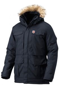 Fjäll Räven Yupik Parka Hombre Black Fjällräven Chaqueta invierno talla XL