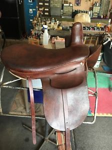 18" Antique Rideable English Side Saddle Pre 1930's All Original Great Condition