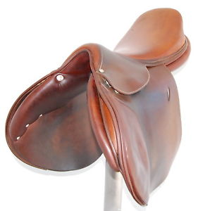 18" BUTET SADDLE (SO13480) GRAIN CALF LEATHER. VERY GOOD CONDITION!! - DWC