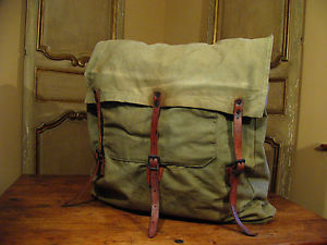 Vintage Duluth Pack # 3 Cruiser Canvas Camping Hiking Rucksack Day Pack Backpack