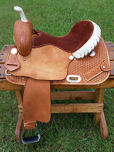 14.5" Hawkwood Saddlery Barrel Racing Saddle - Made in Texas