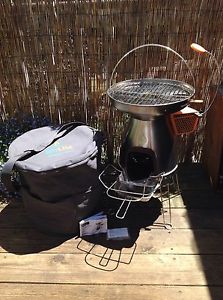 BioLite Base Camp Stove Grill Power Source Charging Station Heat To Electricity