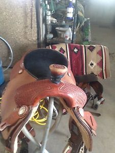 Horseman's Brand Roping Saddle