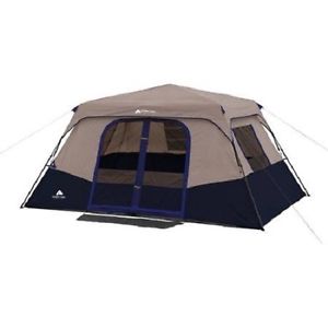 Speed Tent For Camping 8 Person All Season 2 Room Family Instant Shelter Rainfly