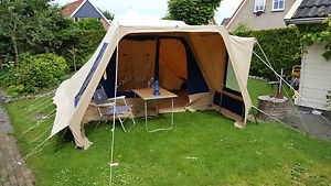 Dutch Canvas Tent: Vrijbuiter Sperwer 4 man. Only used twice!