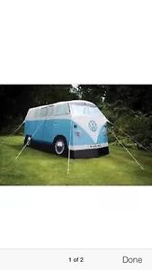 Genuine VW Full Size Camper Van Tent - Brand New - Blue BARGAIN £170 !