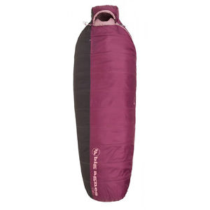 Big Agnes Lulu 15 Synthetic Sleeping Bag Right Rose/Coffee Regular