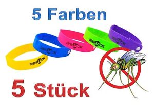 5x Anti-Mücken Armband  MückenSchutz Insektenschutz Antimückenarmband #1035