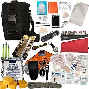 PREPPER'S FAVORITE: Complete Get Home Bag with 65 Piece First Aid Kit