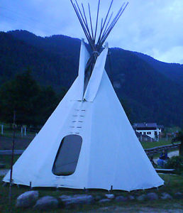 tipi, tepee, teepee tenda indiana  Ø 4 m