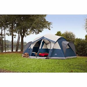 Instant Camping Tent 8 Person Large 14' x 14' Cabin Northwest Territory Blue New