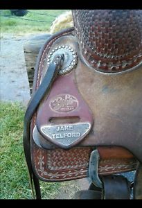 Cowhorse Saddle by Bob's Custom Saddles Jake Telford style 16in