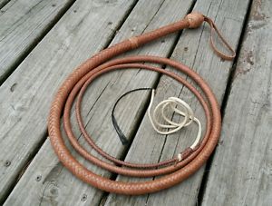 Trinity Whip Co. 8' 12 Plait Indiana Jones Raiders Style Bullwhip