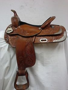 Circle Y 16" Show Saddle #3674 - Economy Show Softee Used Saddle - Regular  Bar