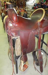 17" CIRCLE Y RANCH ROPING / ALL AROUND WESTERN SADDLE 2 850