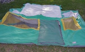 Ted Williams Sears Canvas Tent with Awning (No Poles or Frame) 308-79320