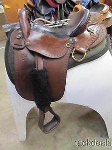Imus 4 Beat Amish Made Gaited Horse Saddle & Pad Lightly Used 15 1/2" M