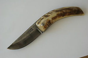 Curniciollu Widder Damast korsisches Hirtenmesser Jean Francois Deak Laguiole