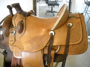 Pullman Continental Saddlery custom 15" reiner roper high cantle, revised