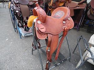 Martin BTR  14" seat regular tree Barrel Racing Saddle