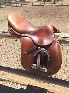 Antares Full Calf Skin 17" Close Contact Jumping Saddle