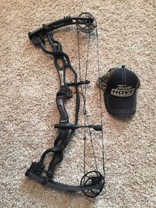 Hoyt Carbon Spyder 30 70lb 27.5" Z5 #2 Cams Hoyt Ultra Rest Drop Away 26-28