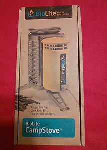 BioLite camp Stove, Electricity & Cook USB charger.