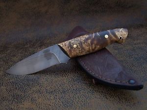 EXKLUSIVES CUSTOMS Zlatoust Damast Messer Outdoor / Jagdmesser 180 Lagen HRC-60
