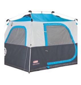 Sale Coleman 6 Person 2 Hub Instant Tent Easy Setup Fits 2 Queen Air beds