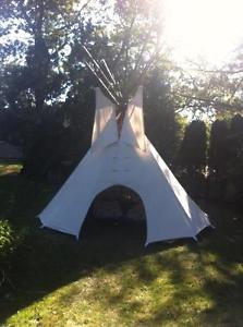 8' Youth size  CHEYENNE STYLE tipi/teepee w/door&bag