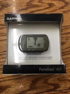 NEW GARMIN FORETREX 401 WATERPROOF HIKING GPS W/ COMPASS, ALTIMETER