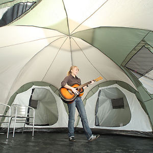 skandika Korsika 10 Person/Man Family Dome Camping Large Group Green New